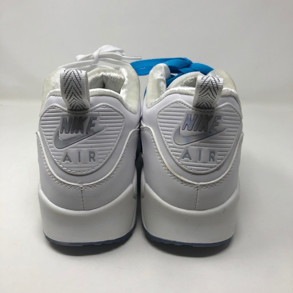 Nike Air Max 90 Sneakers Mens 9 White Velvet Lined Streetwear Active Walking main image 6